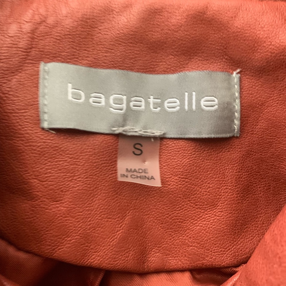 Bagatelle Leather Jacket Small Shell Coating - image 3